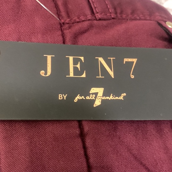 NWT Jen7 Slim Straight 7 for all mankind* Pant 6 Petite - Picture 4 of 16